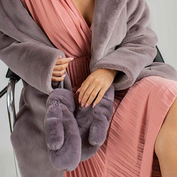 Рукавиці з Еко Хутра