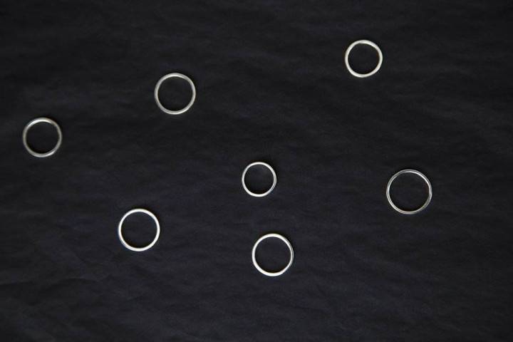 Кольцо на фалангу из серебра Cote & Jeunot Тонкое Simple (1 мм)