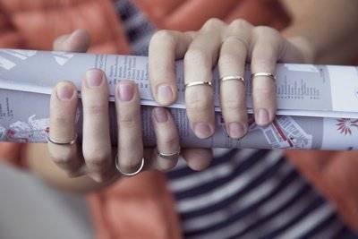 Кольцо на фалангу из серебра Cote & Jeunot Тонкое Simple (1 мм)