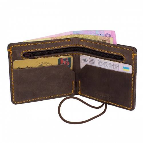 Гаманець-портмоне зі шкіри Black Brier Western Коричневий