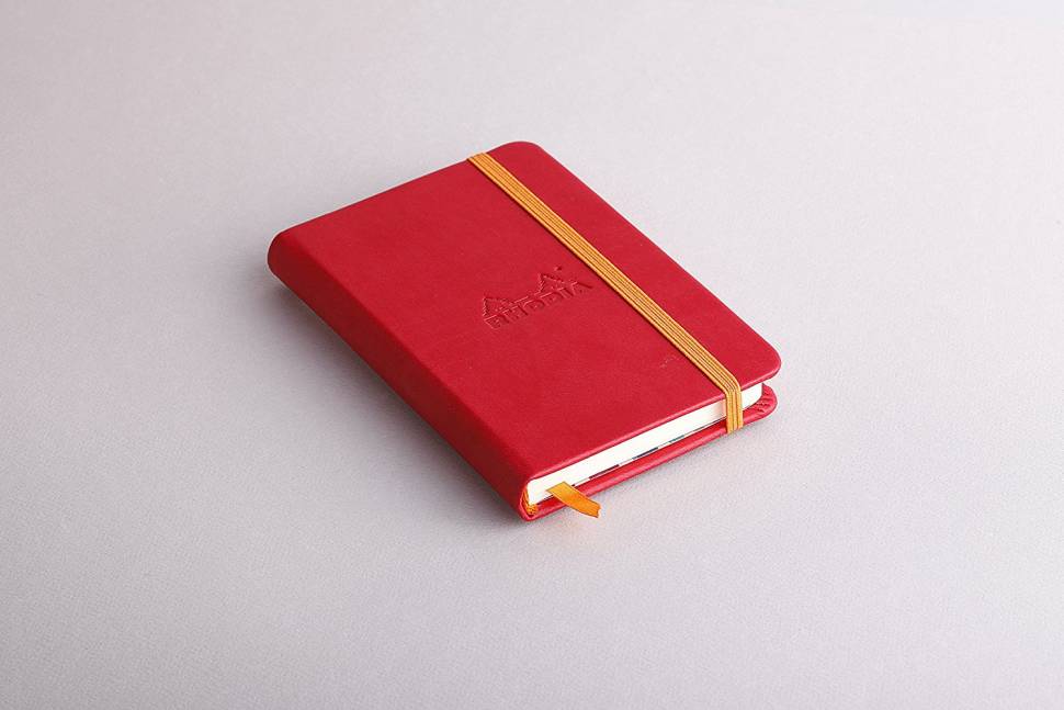 Блокнот Rhodia Rhodiarama фуксия А6 в линию