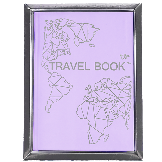 Блокнот планер Travel Book для подорожей Лаванда