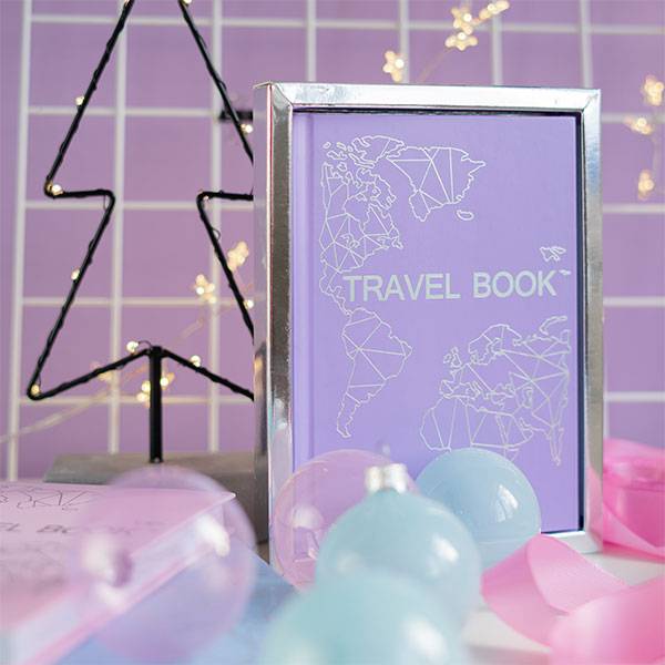 Блокнот планер Travel Book для путешествий Лаванда