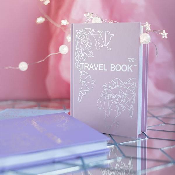 Блокнот планер Travel Book для путешествий Лаванда