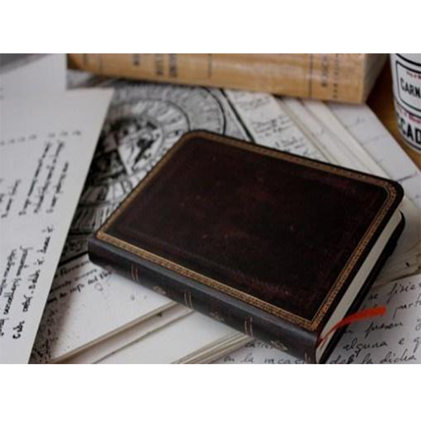 Блокнот Paperblanks Старая кожа Черный Марокканский в линию