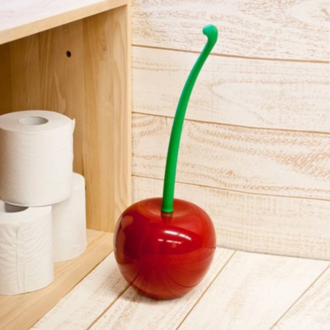 Ершик туалетный Cherry Qualy Красный