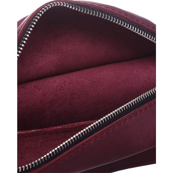 Кожаная женская сумка на пояс Dekey Марсала