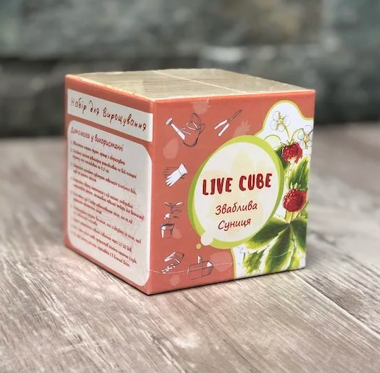Набор для выращивания Live Cube Земляника