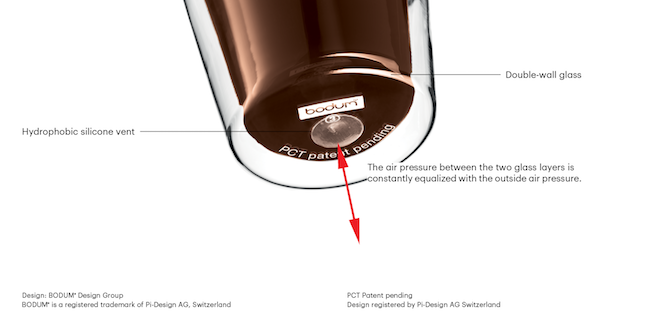 Набор высоких стаканов Bodum Pavina 450 мл (2 шт)