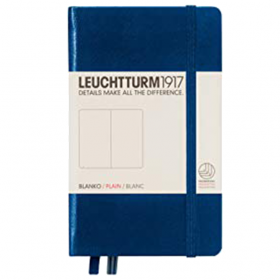 Блокнот Leuchtturm1917 Карманный Темно-синий Чистые листы (342920)