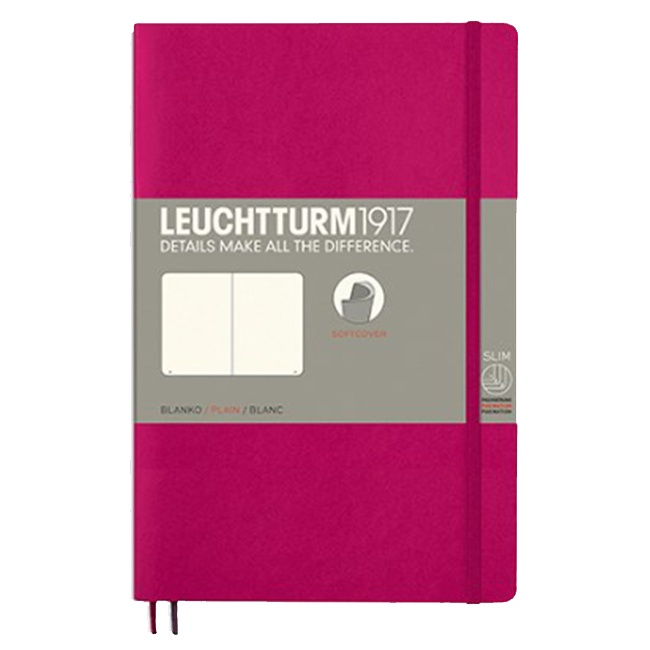 Блокнот Leuchtturm1917 Мягкий Paperback Розовый Чистые листы (358295)