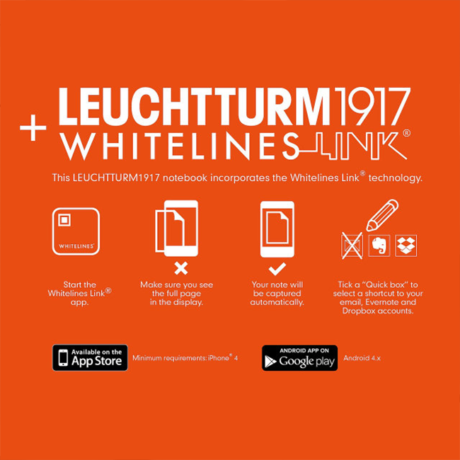 Блокнот Leuchtturm1917 WhiteLines Academy Pad A4 Черный Линия (345313) с отрывными листами