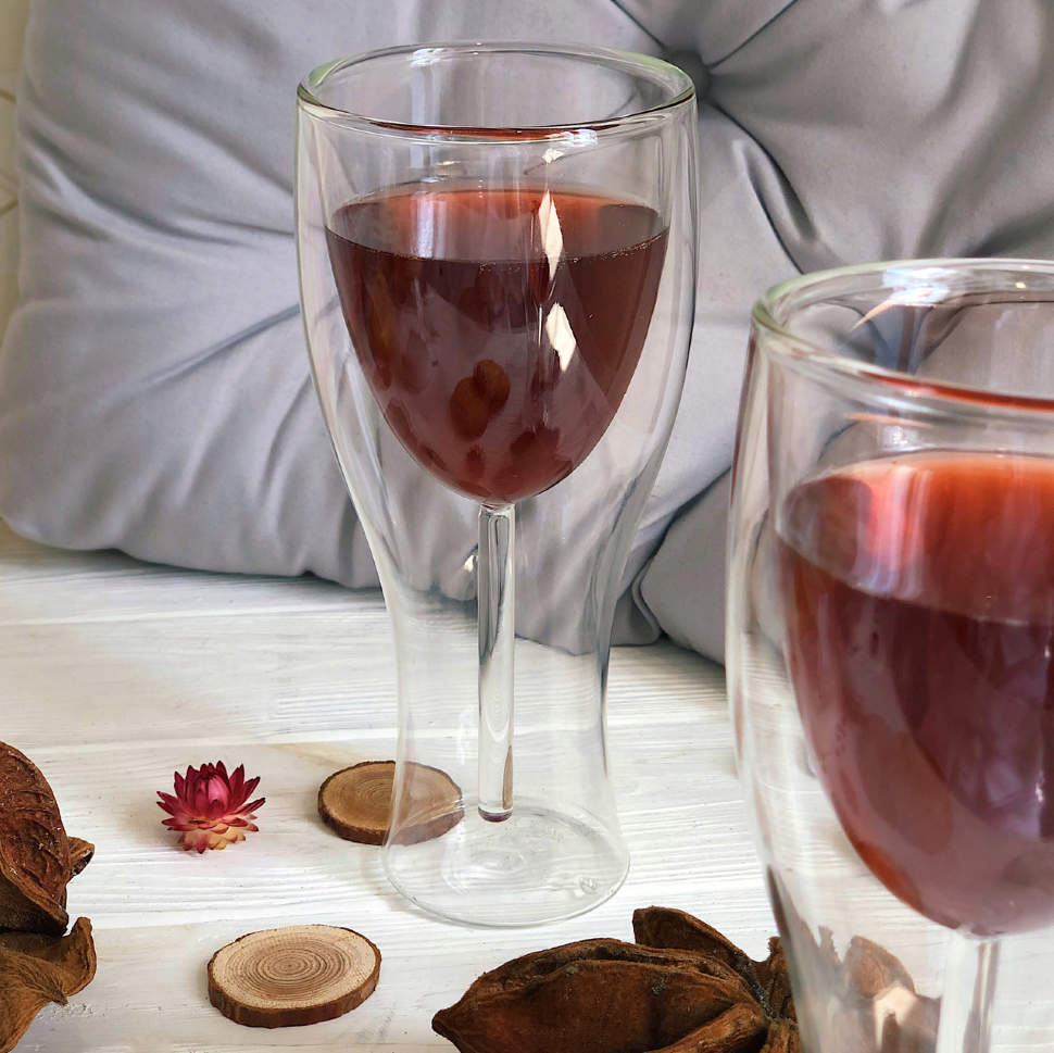 Набор бокалов с двойными стенками (2 шт) 270 мл