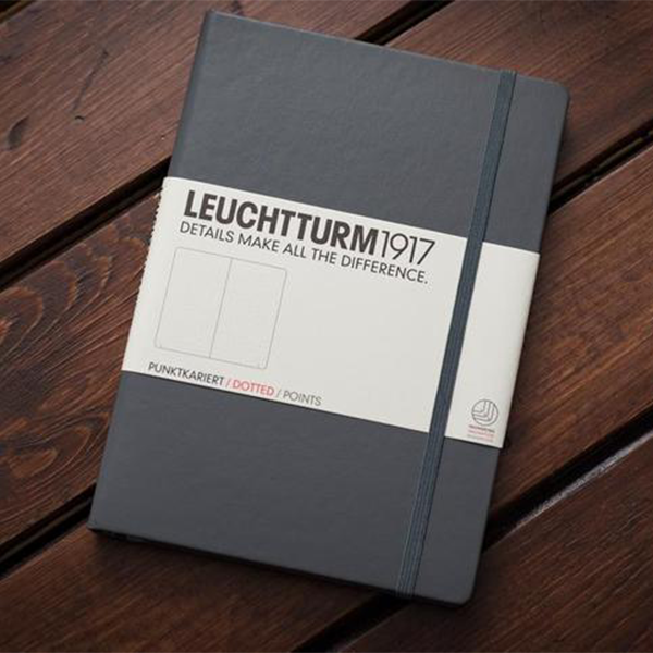 Блокнот Leuchtturm1917 MasterSlim Антрацит Чистые Листы (344816)