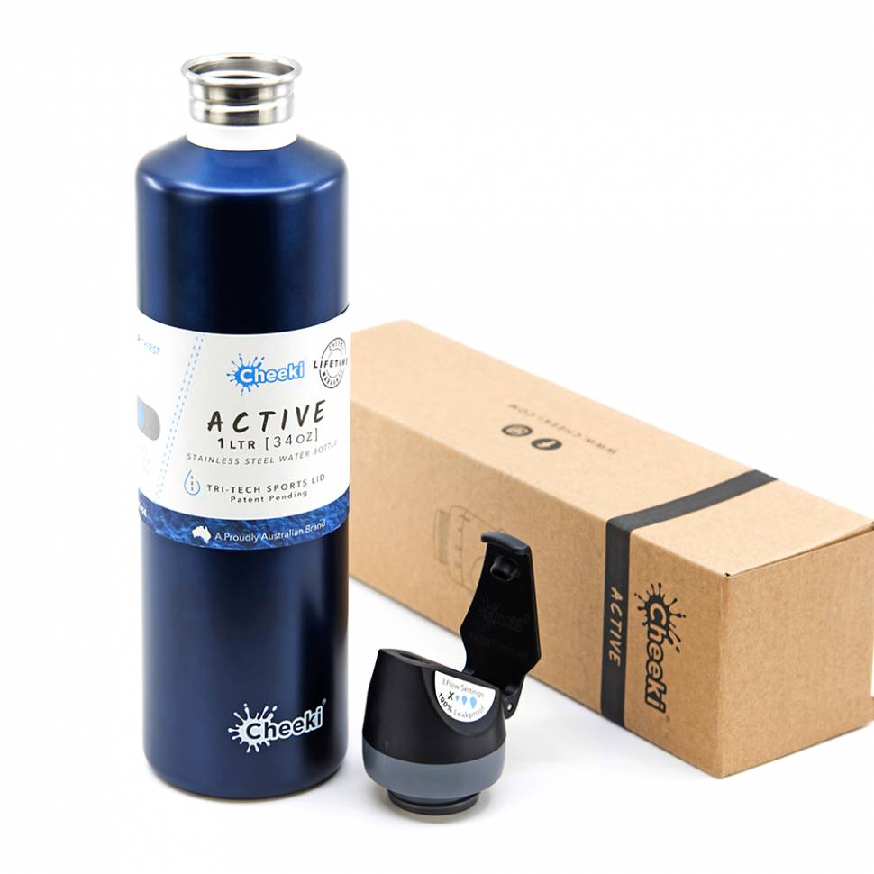 Спортивная бутылка для воды Cheeki Single Wall Active 1 литр Ocean