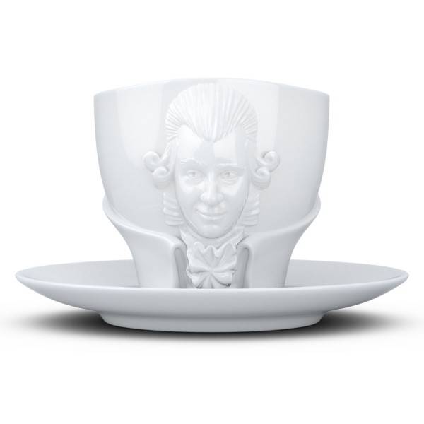 Чашка Tassen Wolfgang Amadeus Mozart 260 мл Біла