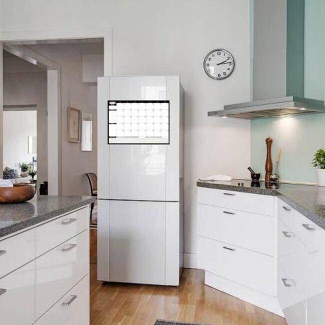 Магнітний Планер на місяць My Perfect Month Бізнес LifeFLUX А3 чорно-білий