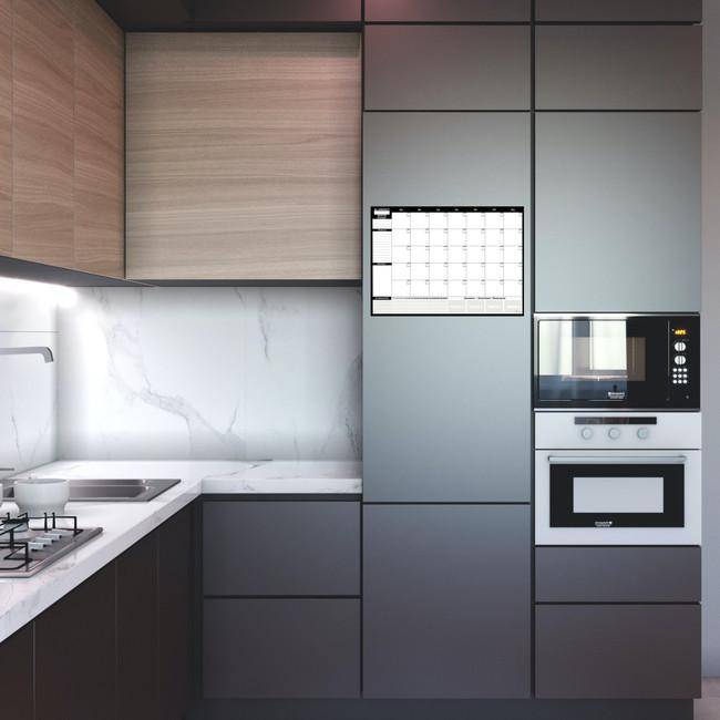 Магнітний Планер на місяць My Perfect Month Бізнес LifeFLUX А3 чорно-білий