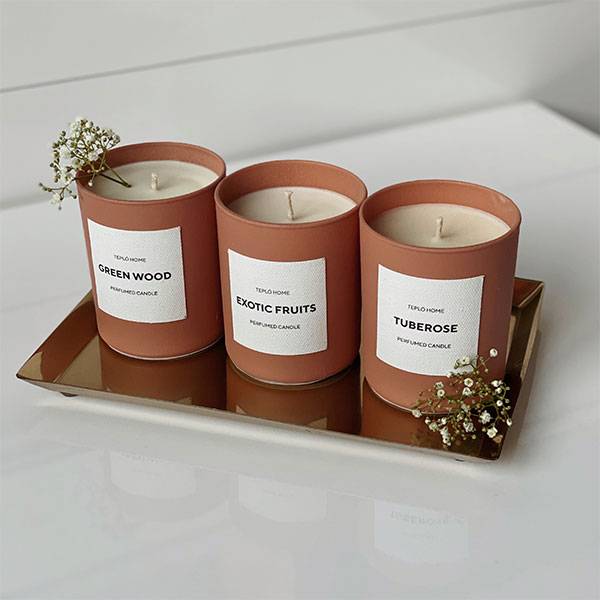 Подарочная Парфюмированная Свеча Sandal Wood