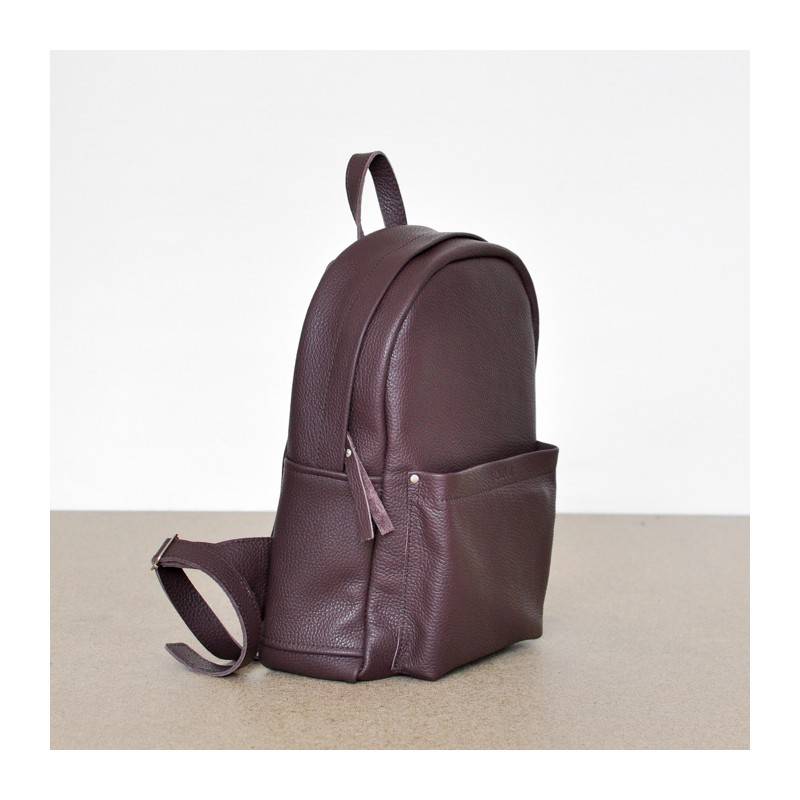 Рюкзак из кожи JIZUZ Carbon Wine