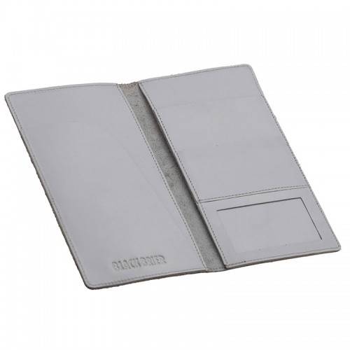 Тревел кейс из кожи Black Brier Серый