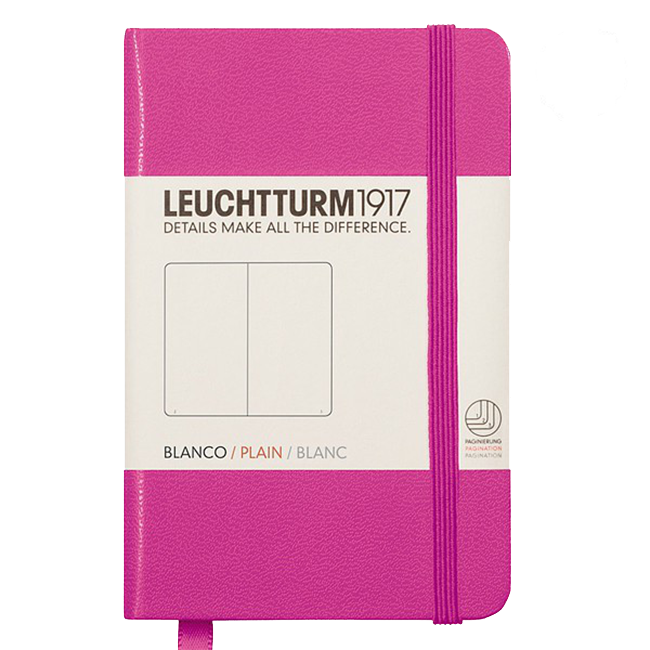 Блокнот Leuchtturm1917 Мини Розовый Чистые листы (343564)