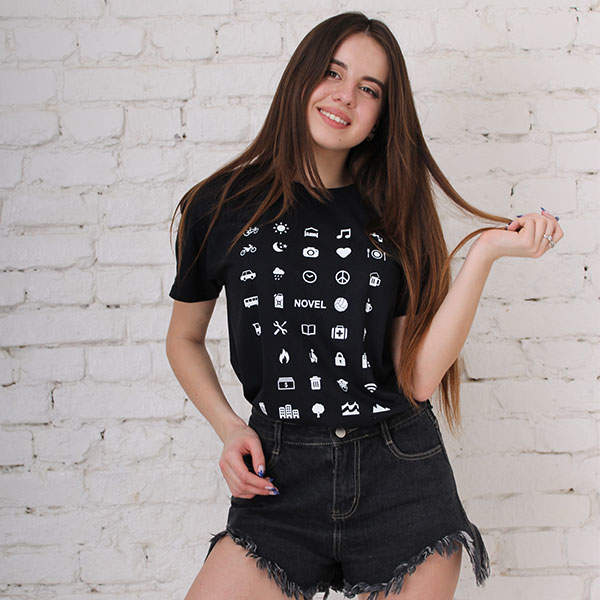 Футболка унисекс Novel Travel Черная