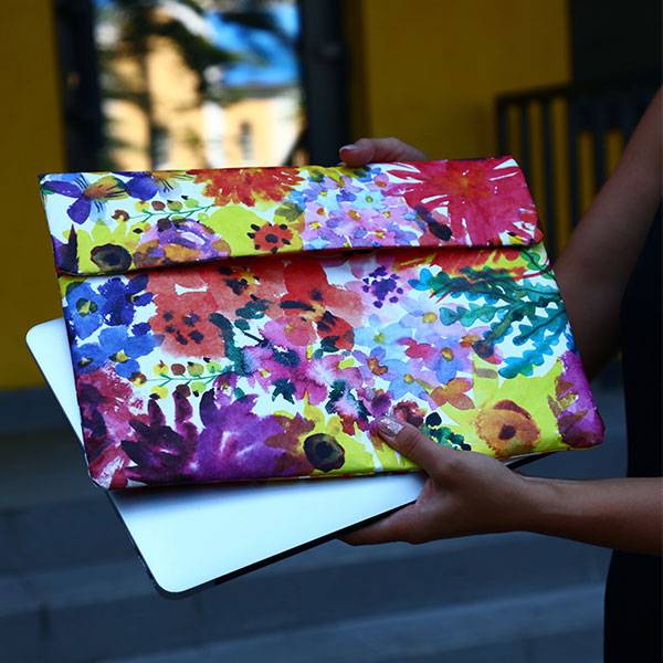 Чохол для MacBook 15" Paper Ninja Flowers