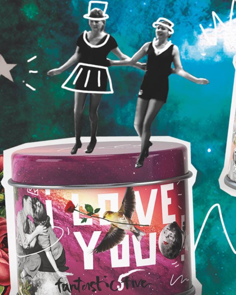 Свеча-открытка Fantastic 5 Я тебя люблю