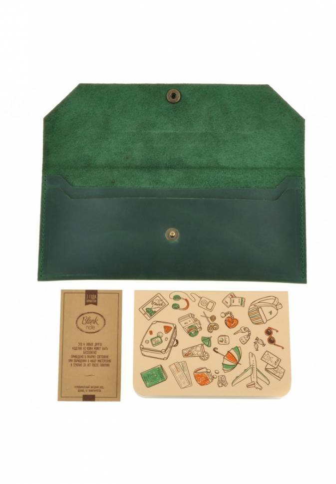Клатч-конверт BlankNote Изумруд