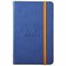 Блокнот Rhodia Rhodiarama синий А6 чистые листы