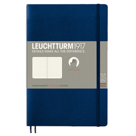 Блокнот Leuchtturm1917 М&#39;який Paperback Темно-синій Точка (358318)