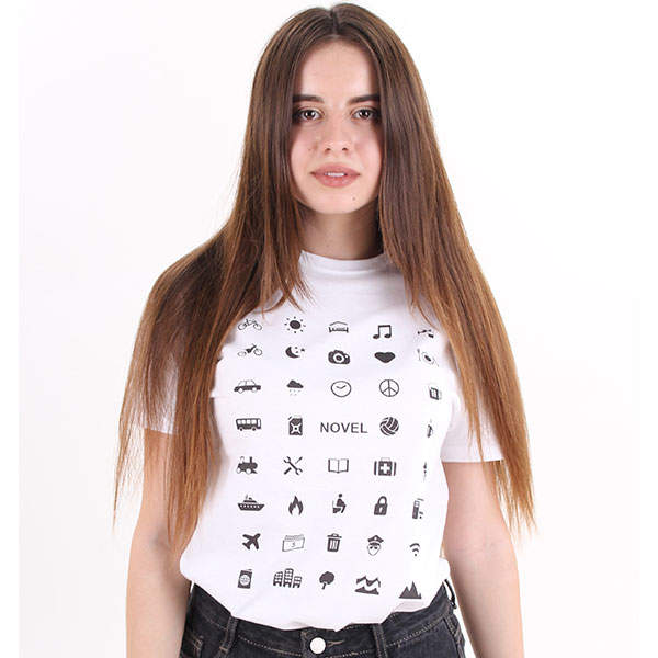 Футболка унисекс Novel Travel Белая