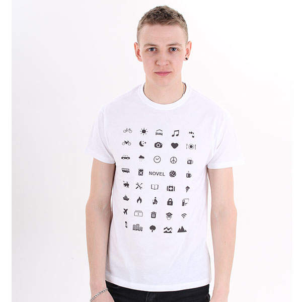 Футболка унисекс Novel Travel Белая