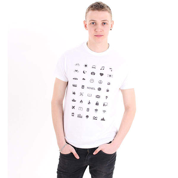 Футболка унисекс Novel Travel Белая