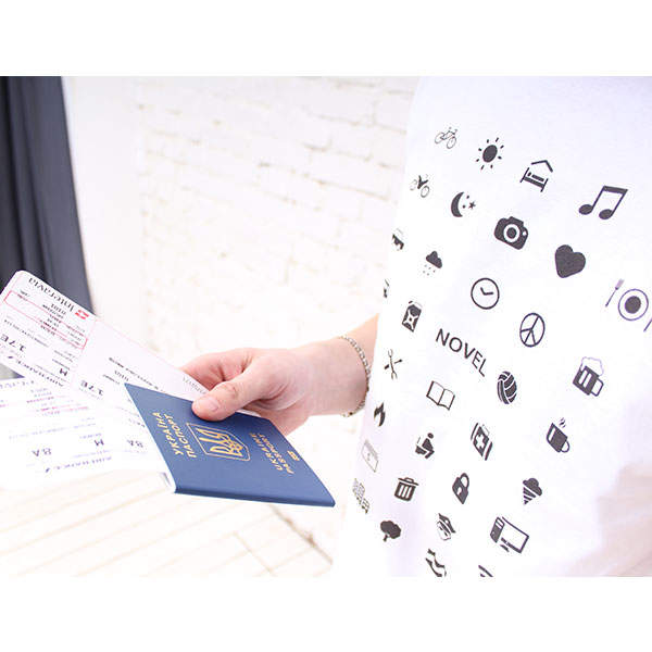 Футболка унисекс Novel Travel Белая