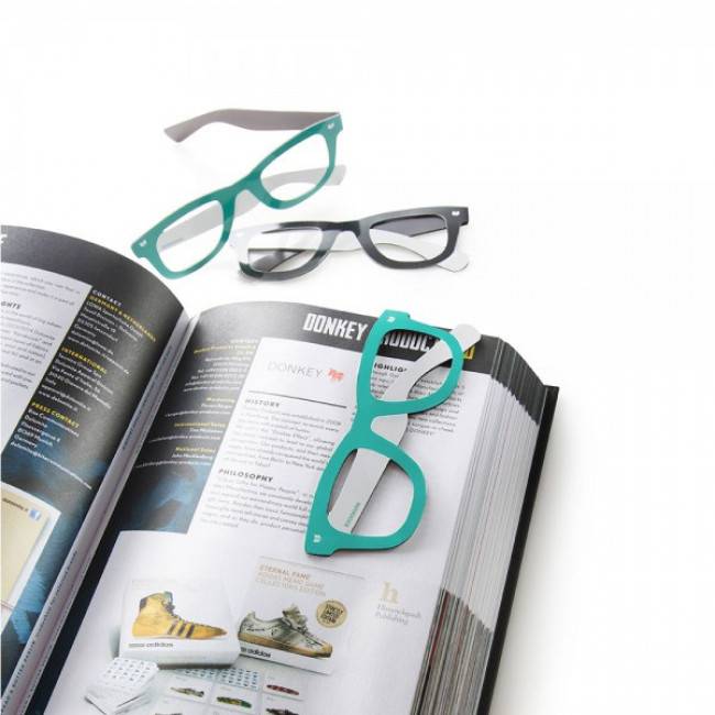 Закладка для книги Donkey Reading Glasses Голубая