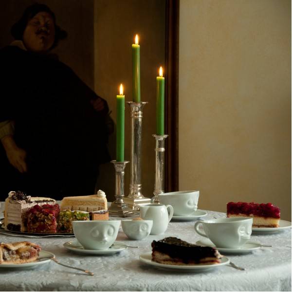 Чашка с блюдцем Tassen Grinning 200 мл Белая