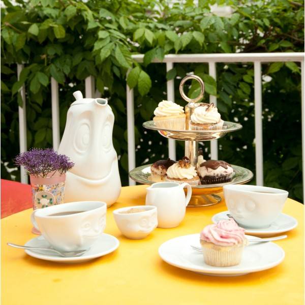 Чашка с блюдцем Tassen Grinning 200 мл Белая