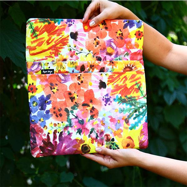 Чехол для MacBook 13" Paper Ninja Flowers S