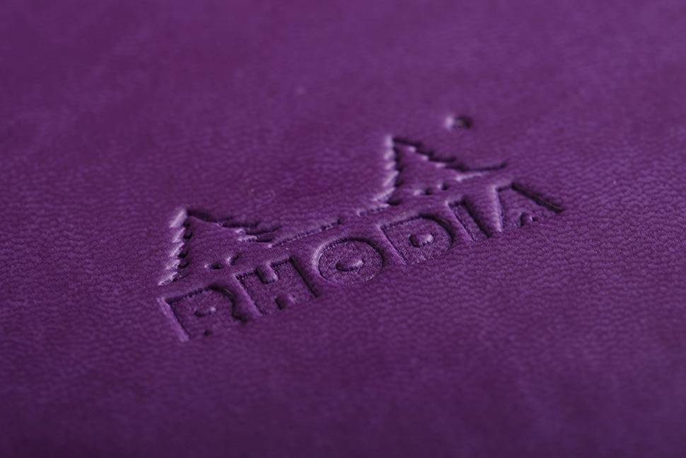 Блокнот Rhodia Rhodiarama сиреневый А6 чистые листы