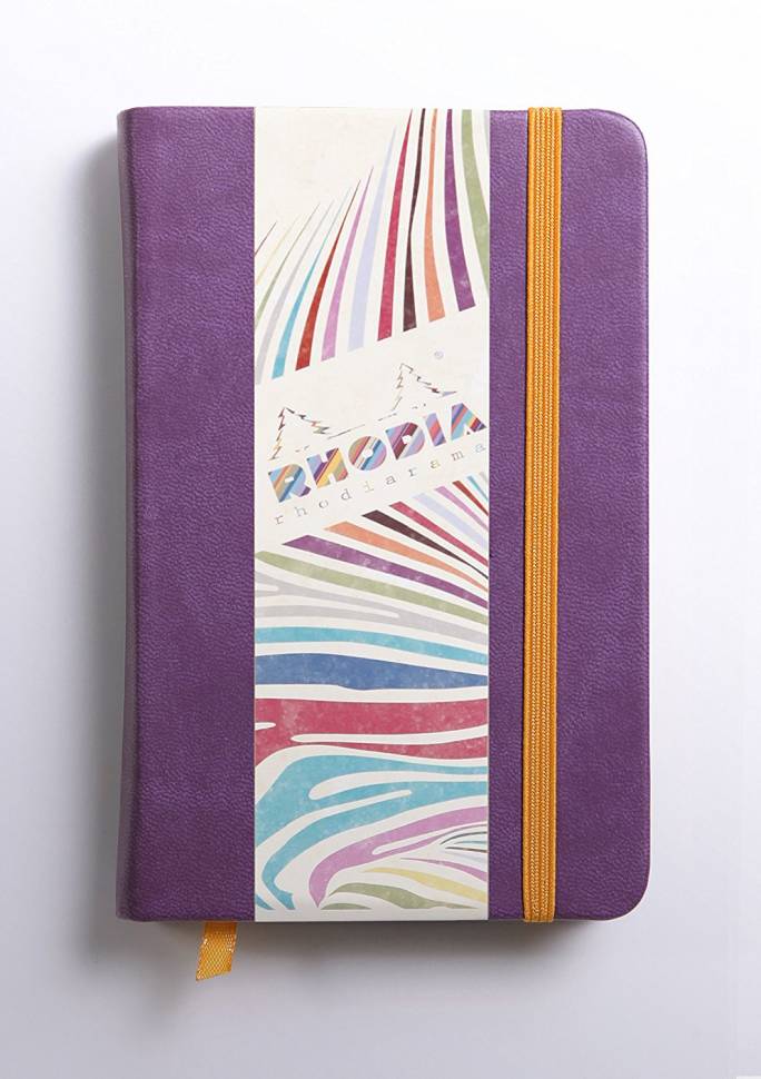 Блокнот Rhodia Rhodiarama сиреневый А6 чистые листы