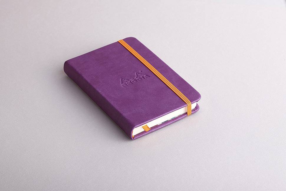 Блокнот Rhodia Rhodiarama сиреневый А6 чистые листы