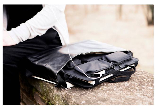 Внутренняя панель для сумок Moleskine Storage Panel Черная