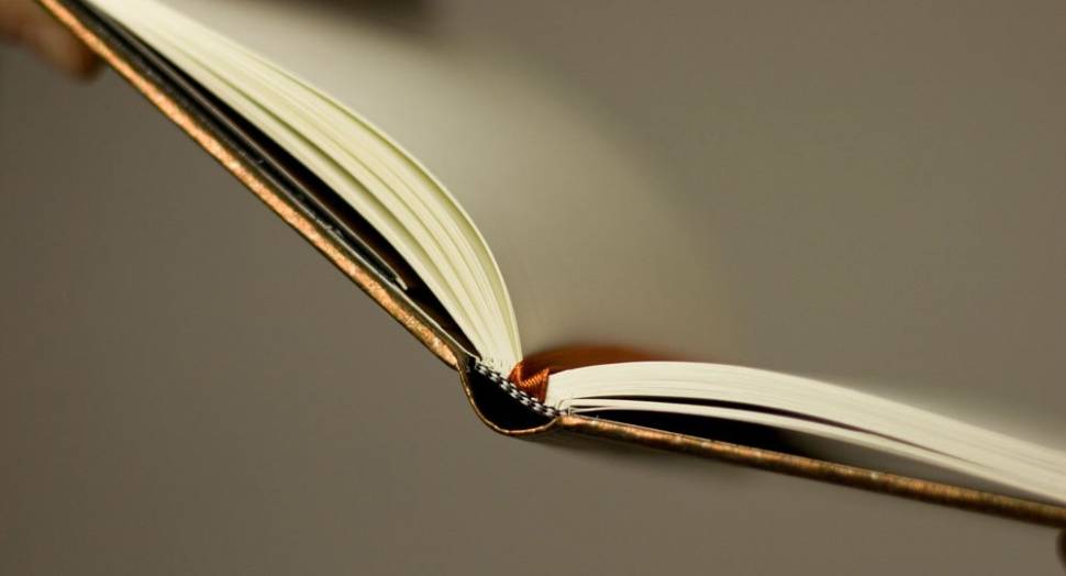 Большой блокнот Paperblanks Старая кожа Серый в линию