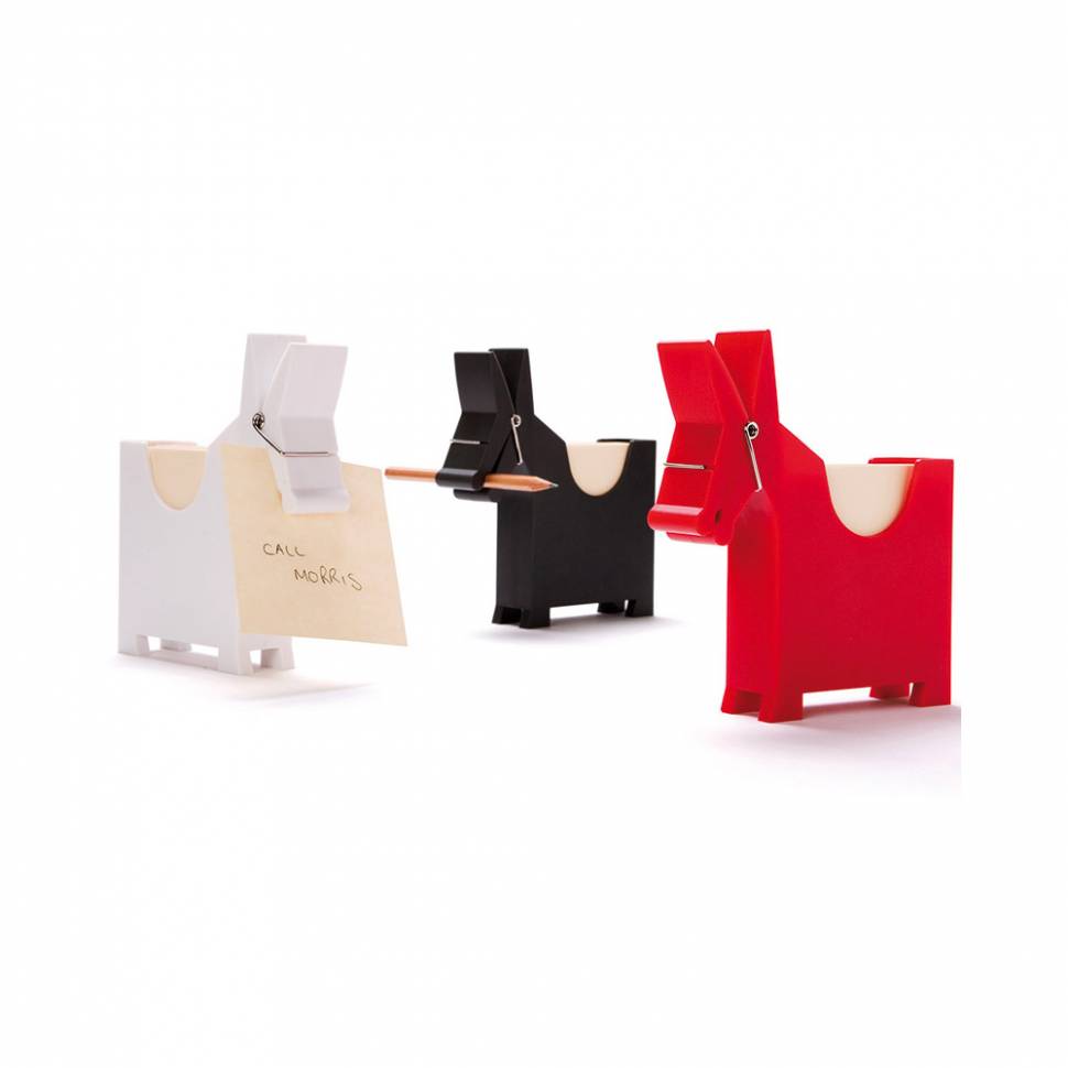 Блок для записей с держателем Monkey Business Morris Черный