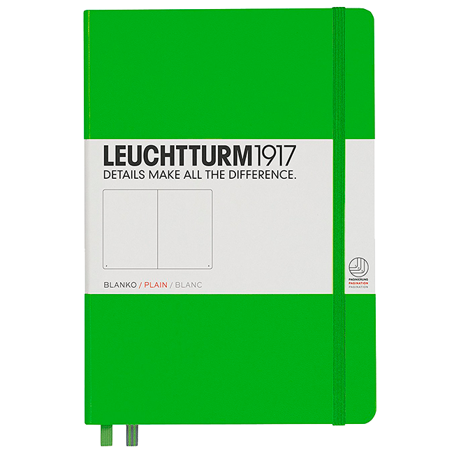 Блокнот Leuchtturm1917 Средний Свежий зеленый Чистые листы (357491)