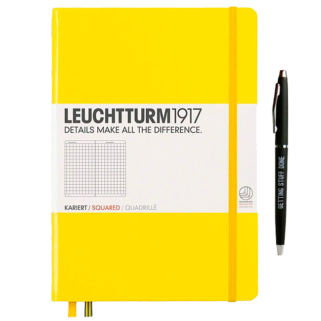 Блокнот Leuchtturm1917 Средний Желтый Линия (344798)