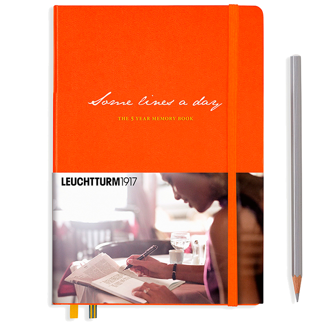 Блокнот Leuchtturm1917 Memory Book (Дневник на 5 лет) Средний Оранжевый (355278)