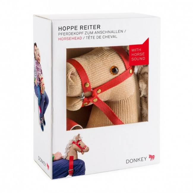 Голова лошади с ремешком на колено Donkey Hoppe Hoppe Reiter 2.0